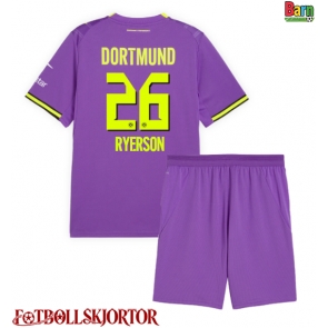 Borussia Dortmund Julian Ryerson #26 Tredje Kläder Barn 2026-27 Kortärmad (+ Korta byxor)